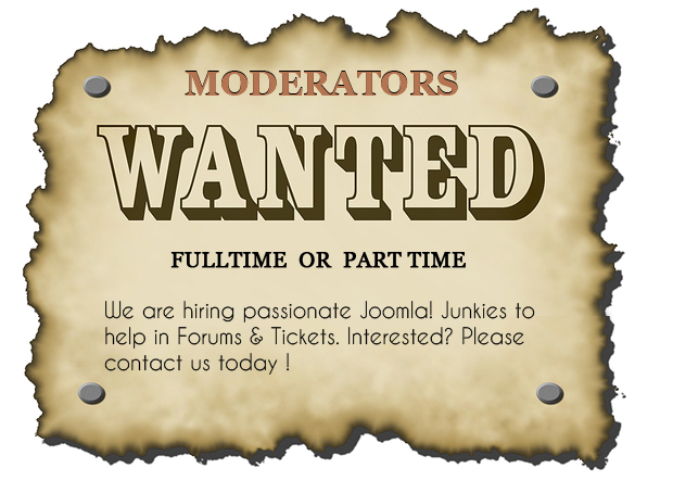 JoomlArt hiring moderators for Joomla template club