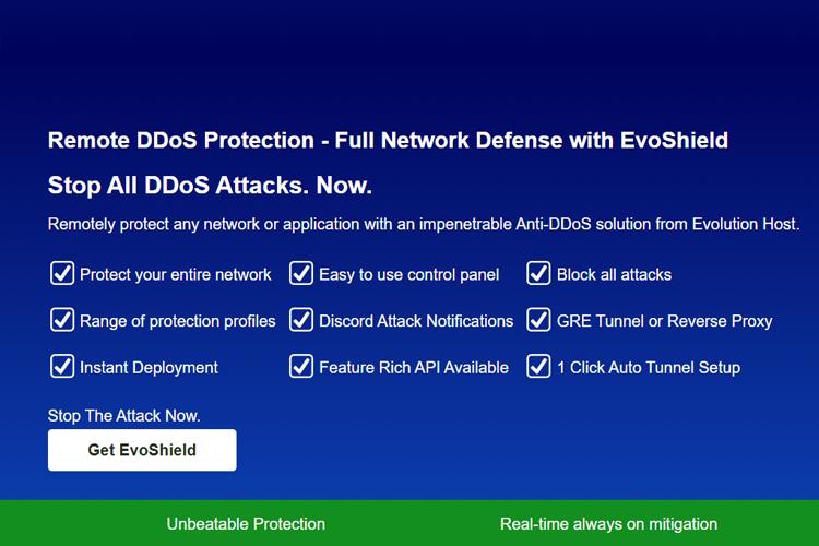 DDoS Protection Evolution Host